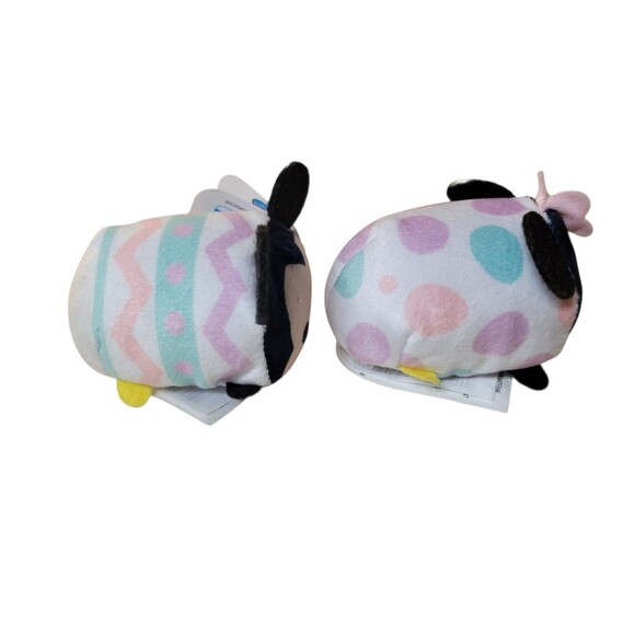 NWT Disney Tsum Tsum Easter 2024 pastel Mickey and Minnie Set Stuffed Animals - Picture 4 of 5